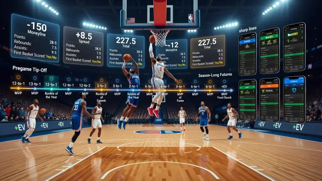 How to Use Basketball Odds for Live Betting, Prop Bets, and NBA Futures (Plus the Best Betting Sites)