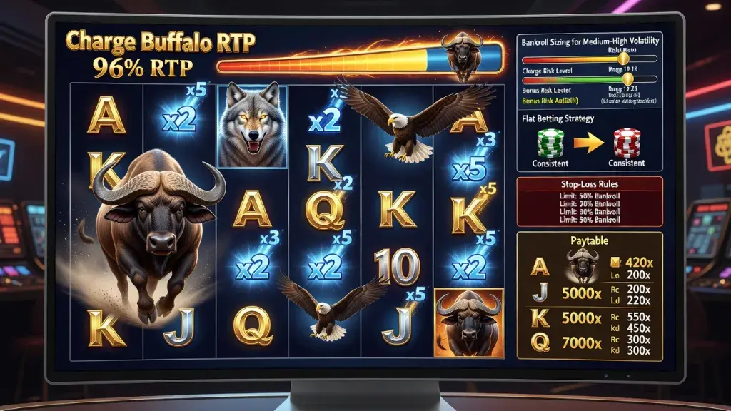 Charge Buffalo RTP: How to Play Buffalo RTP Slot, Game & Betting with Buffalo Casino RTP